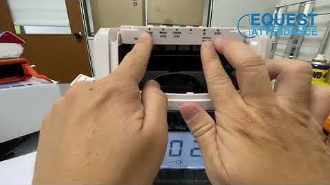 How To Reset Punch Card Machine Timi 8800 Digital and Analogue Cara Reset Time Recorder