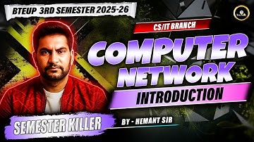 Computer Networks | Polytechnic 3rd Semester | Computer science / IT Engineering BTEUP 2025 Syllabus