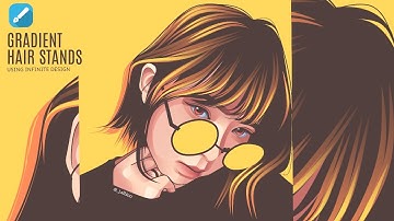 Infinite Design Gradient hair strands (timelapse)