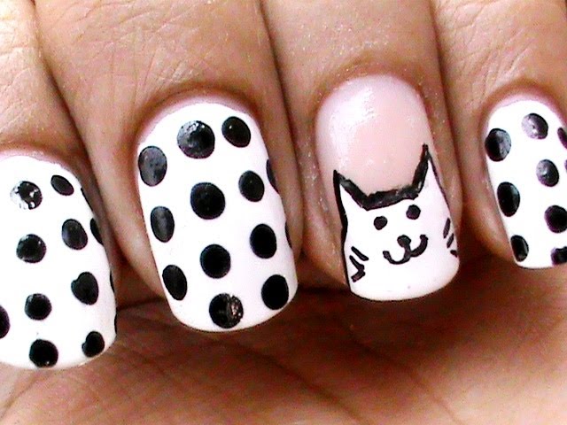 Double (2D effect) Tiger Print Nail Tutorial-http://www.youtube.com/watch?v=y_tegVjei7E  | Animal print nails, Nail designs, Rainbow nails