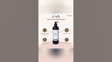 Nước gội thảo dược Fe’rilla nuôi dưỡng nang tóc, giảm gàu, giảm nấm ngứa, hạn chế rụng tóc