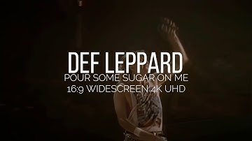 Def Leppard POUR SOME SUGAR ON ME - (In The Round In Your Face 1988 (4K UHD)