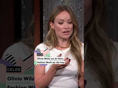 Olivia Wilde zet de Paris Fashion Week op zijn kop #oliviawilde #fashionweek #teenmag