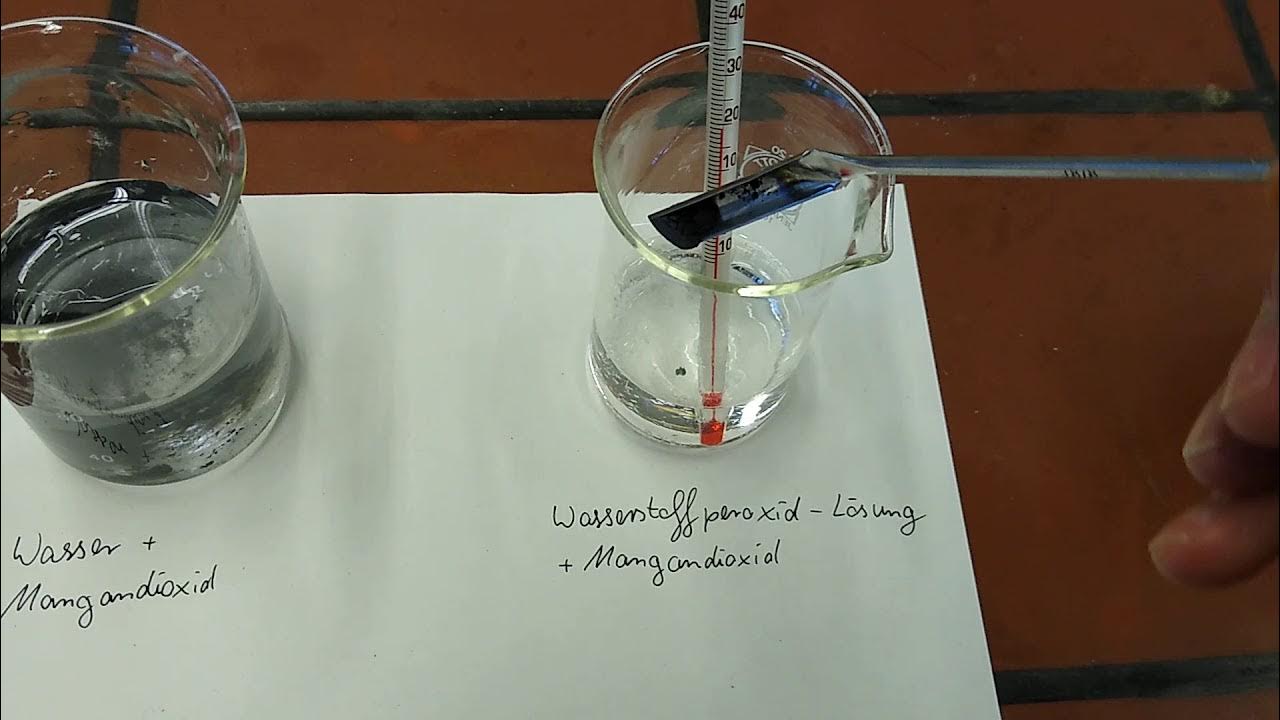 Catalytic of hydrogen peroxide using Manganese(IV)oxide