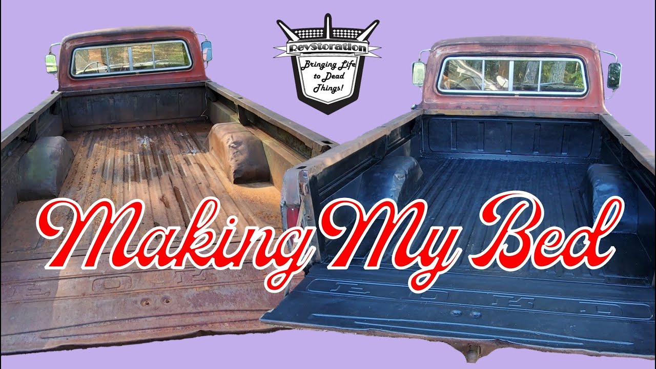 Making Ole Puddin's Truck Bed 1968 Ford F100 Revival RustOleum
