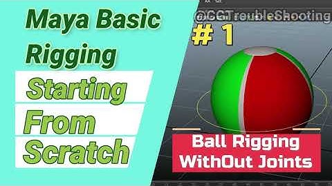Basic Ball Rigging In Maya |Maya Basic Rigging |#mayarigging #basicrigging #RIGGING #Ballrig
