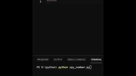 spy number #python #shorts #coding