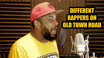 DIFFERENT RAPPERS ON OLD TOWN ROAD (Parody)