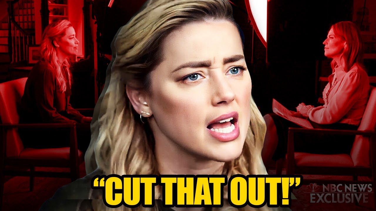 Amber Heard's HUGE Slip-Up Was Edited Out In NBC Interview #shorts