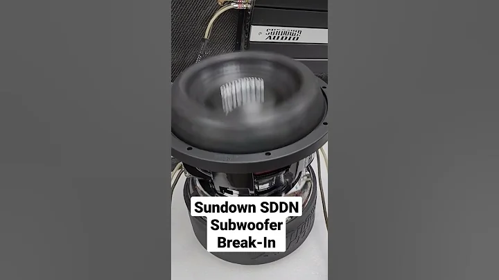 Sundown SDDN Subwoofer Break-In #sundownunofficial #sundownaudio