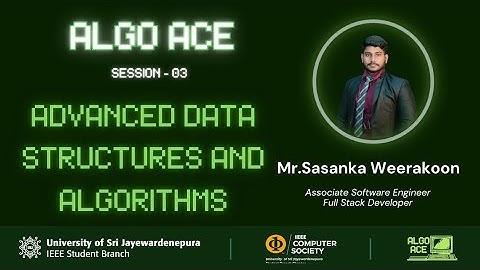 ALGO ACE - Advanced Data Structures and Algorithms | IEEE CS USJ