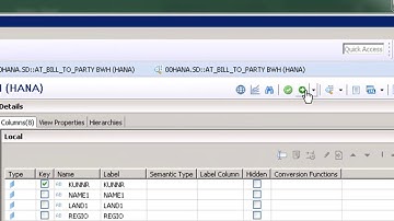 SAP HANA Derived Attribute views | SAP Tech