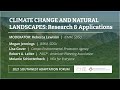 CLIMATE CHANGE AND NATURAL LANDSCAPES: Research and Applications | 2021 Southwest Adaptation Forum