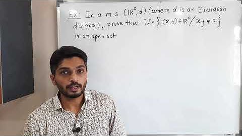 Topology of Metric Spaces - Unit 1 - Lecture 46
