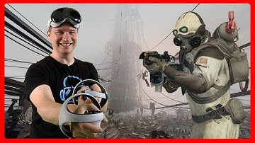 Half-Life Alyx on the Apple Vision Pro? YES! How to play ANY SteamVR game, including controllers!