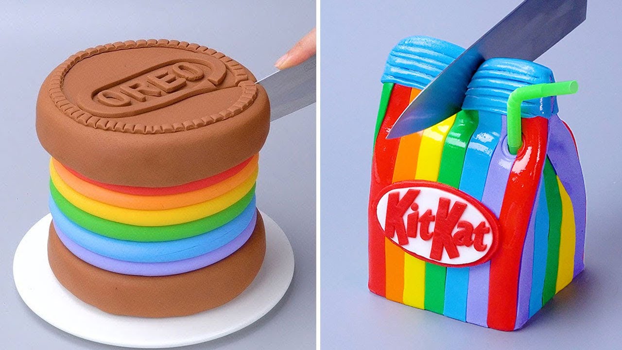 Wonderful KITKAT  OREO Fondant Cake Ideas  Perfect Chocolate Cake Decorating Compilation
