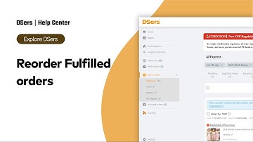 Explore DSers - Reorder Fulfilled orders - DSers