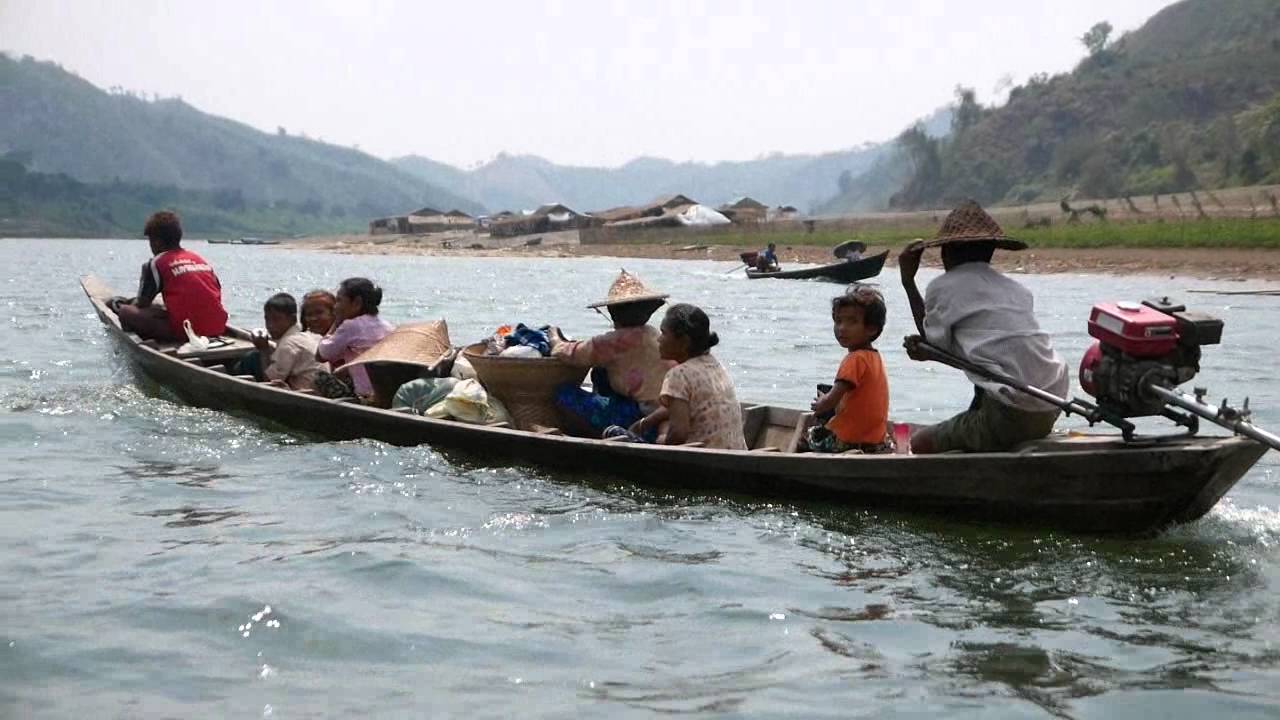 Myanmar / A Day up and down Lemyo River - Boat View