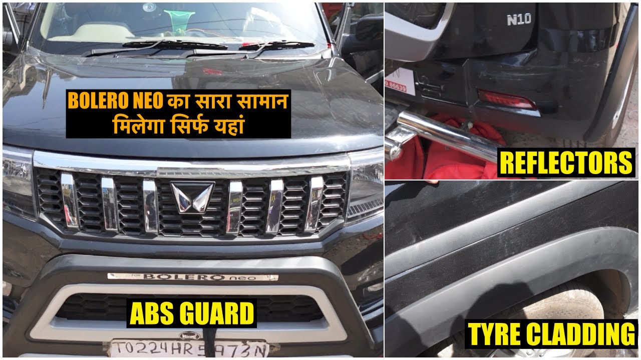 Modified Bolero NEO|ABS Guard, Tyre Cladding and Reflectors Installation only at CrystalCarCare