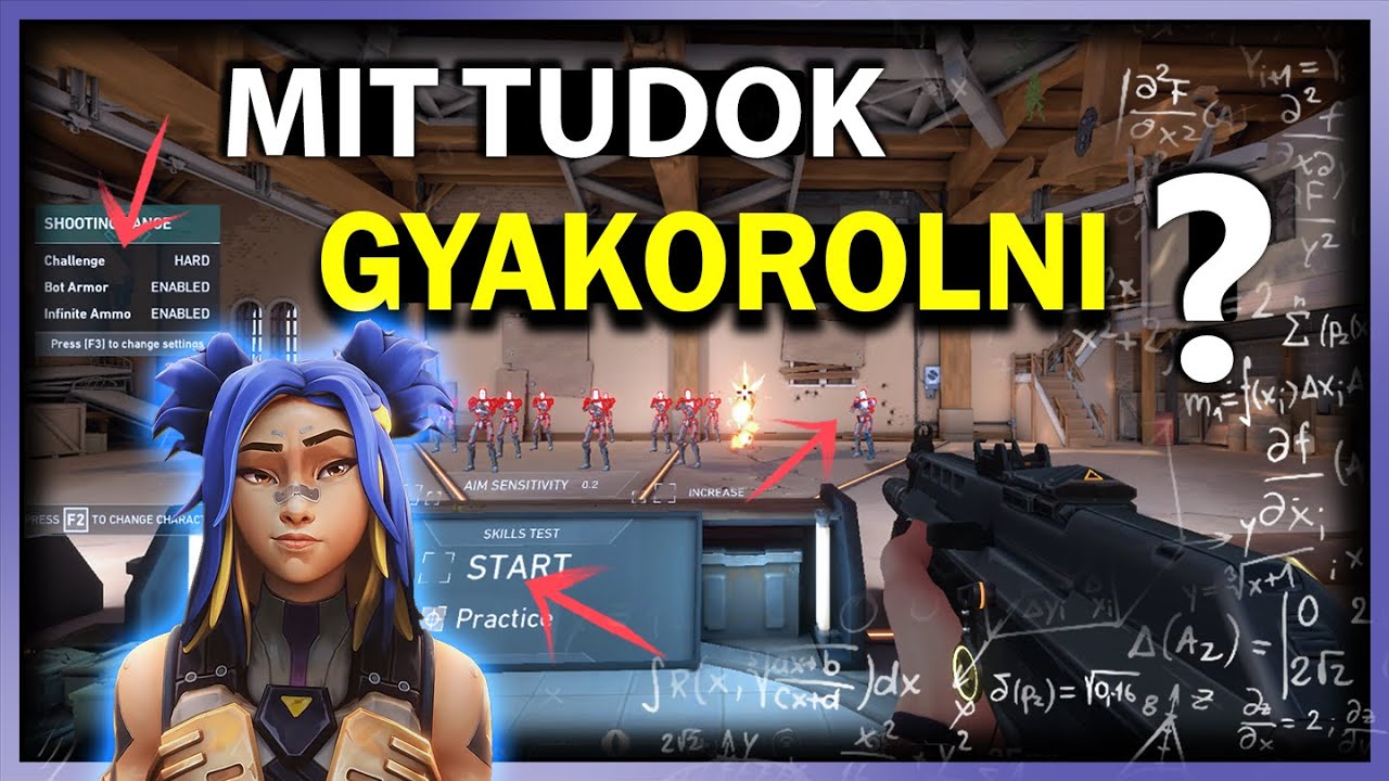 11 AIM TRAINING FELADAT, hogy jobban lőjj Valorantban