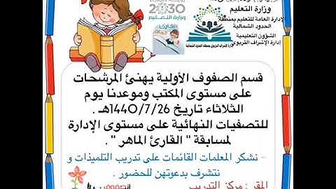 فيديو القارئ الماهر .