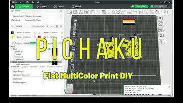 Create Flat multi color 3d prints in fusion 360