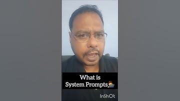 🧑‍💻 System Prompts #SystemPrompts #AIExplained #PromptEngineering #GenAI #ArtificialIntelligence