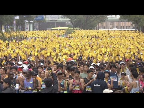 「感謝と友情」神戸の街を駆け抜ける　神戸マラソン2024