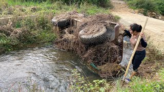 FULL VIDEO: Girl restores old, abandoned cars for many years to help them get back on the road