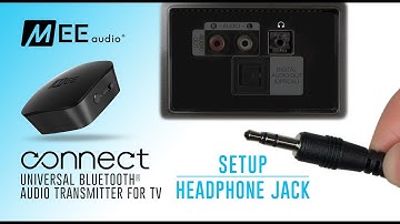 MEE audio Connect Bluetooth Audio Transmitter for TV | Using Headphone Jack