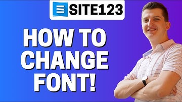 How To Change Font In Site123