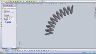 SOLIDWORKS 2011 GAMBAR SPRING PART #1