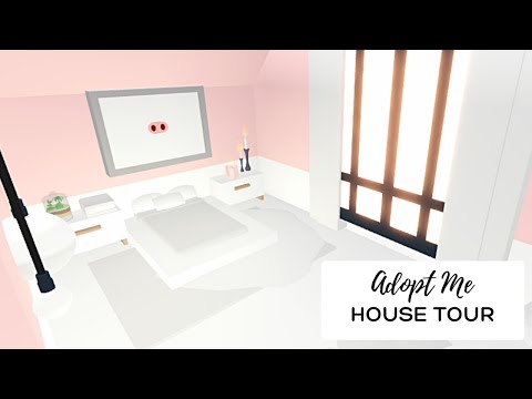 🌸 Aesthetic Blush Pink House Tour | Roblox Adopt Me