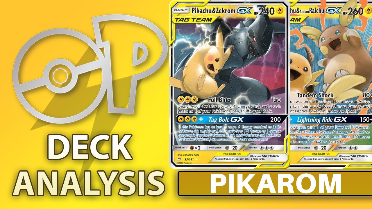 Pikachu & Zekrom-GX Deck (one of) - PTCGL Codes