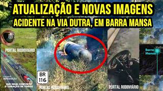 Atualização: Acidente na Via Dutra envolvendo Carreta com gás, moto e carros deixa e vítmas fatais