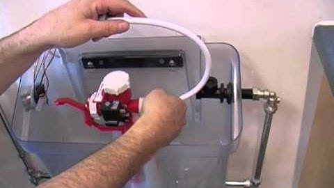 Cistermiser Easyflush Installation