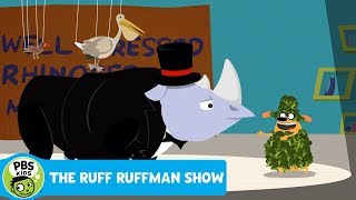 THE RUFF RUFFMAN SHOW | Music Video: A Well-Dressed Rhinoceros | PBS KIDS