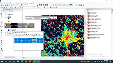 satellite image classification in ArcGIS