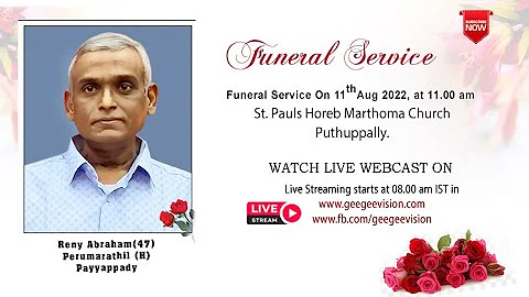 Funeral Service of Reny Abraham Jacob (47)