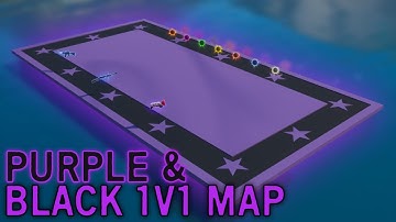 *CLEAN* PURPLE and BLACK 1v1 Map (Fortnite Creative)