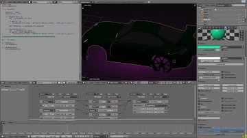 Blender 2.55 Racing Game - Texturing the Car