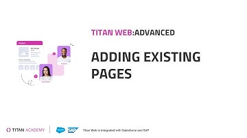 Alternative to Experience Cloud: Adding Existing Pages to your Website