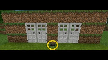 Open 4 iron doors using only 1 button (#1) - Tutorial - Minecraft