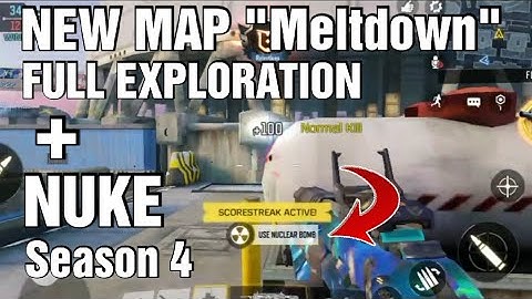 Nuke in the *NEW* Meltdown Map + Full Exploration - Season 4 Test Server - Call of Duty Mobile