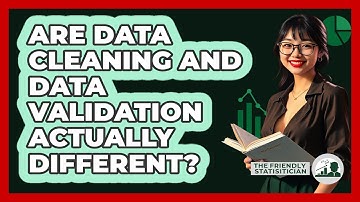 Are Data Cleaning And Data Validation Actually Different? - The Friendly Statistician