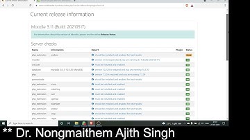 Moodle 8 Installation of Attendance Plugin