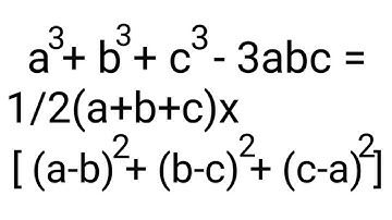 prove that a3+b3+c3-3abc=1/2(a+b+c) (a-b)2+(b-c)2+(c-a)2