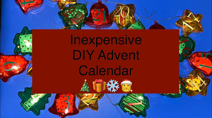 How To Make An Advent Calendar From Dollar Tree Supplies w/Costs AND Dollar Tree Vinyl Review