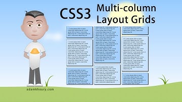 CSS3 Multi Column Layout Grid Tutorial