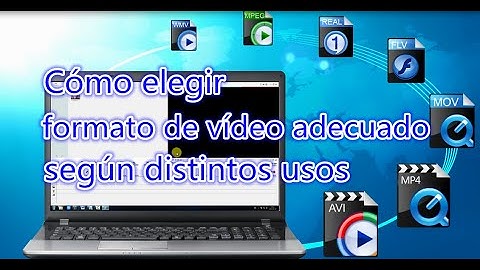 Cómo elegir formato de vídeo adecuado según distintos usos│Tutorial Básico